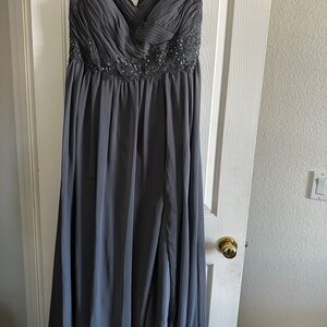 Azazie Charcoal Gray Dress